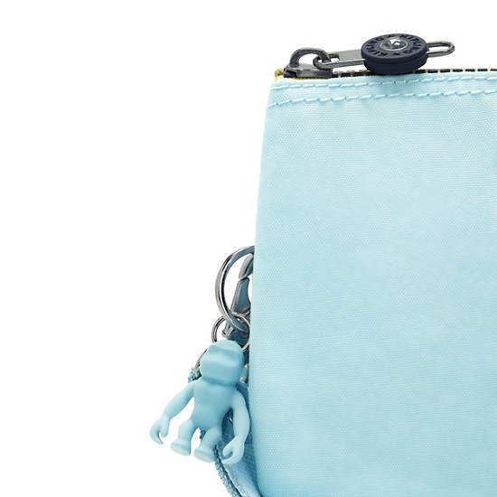 Kipling Creativity Extra Large Fashion Wristlet Handbag Meadow Blue | CA 1259DF